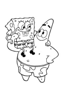 SpongeBob SquarePants kleurplaat 16